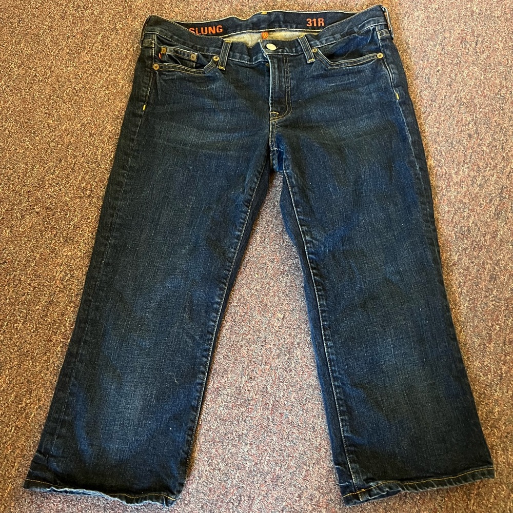 J Crew Cropped Hip Slung Jeans